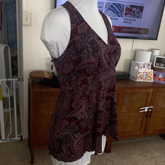 6 for$20❤️I.N.C International Concepts plummy purple blouse - Picture 6 of 7